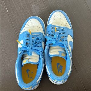Nike Women’s Dunk blue and yellow